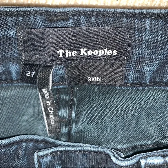 The Kooples Skin Skinny Jeans Dark Wash Tencel 27 - Picture 3 of 9